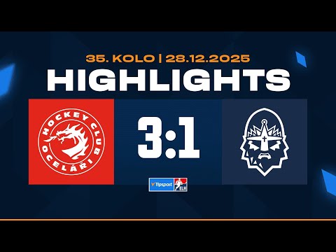 Highlights | HC Oceláři Třinec vs. Rytíři Kladno 3:1 | 28.12.2025