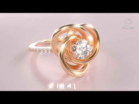 Beautiful Jewelry Visualization Rendering by Piyal Pakira/in Keyshot 10.