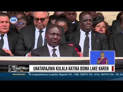 Rais Ruto na Uhuru Kenyatta watoa heshima za mwisho kwa Raila Odinga