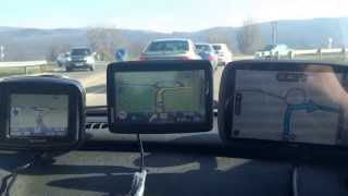 TOMTOM Rider Test vs. TOMTOM Start 25 vs. TOMTOM Start 25 vs. TomTom Go600,