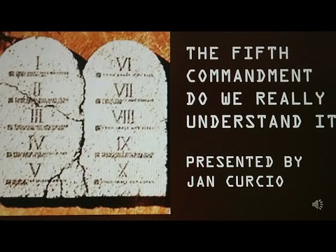THE FIFTH COMMANDMENT - DO WE REALLY UNDERSTAND IT
