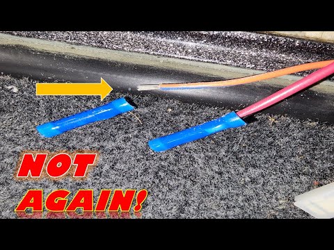 How I make connections for power cords when I install fishfinders.