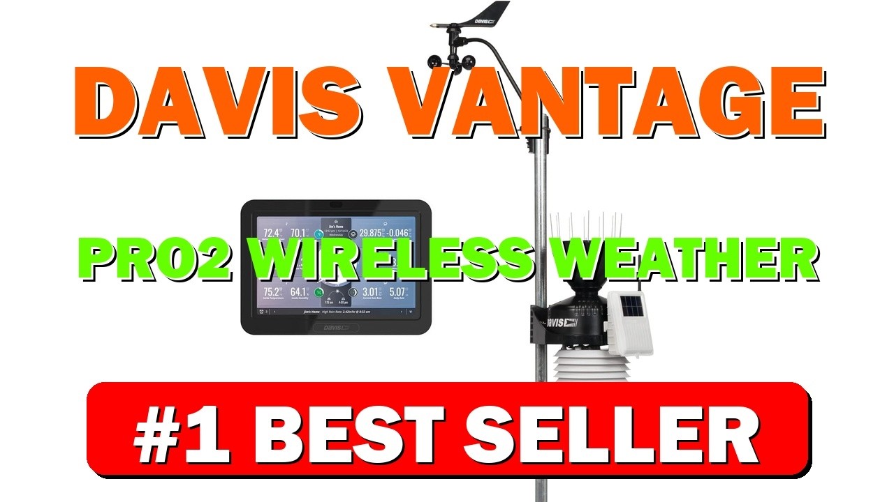 Davis Vantage Pro2 Wireless Weather Station w/WeatherLink Console & Standard Radiation - B0BZT3RFLG