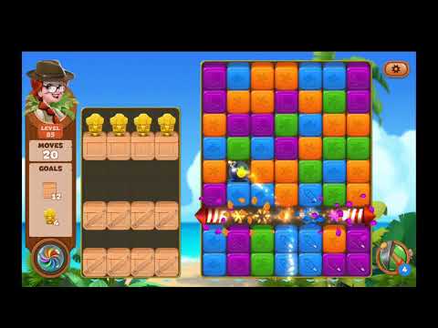 Lost Island Blast Adventure Level 85 NO BOOSTERS - A S GAMING