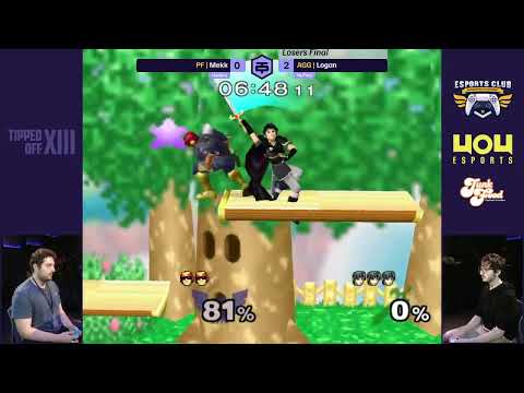 Tipped Off 13 Losers Finals - PF Mekk (Captain Falcon) vs. Aspero Logan (Marth)
