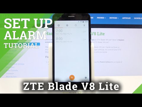 How to Personalize Alarms on ZTE Blade V8 Lite – Manage Alarm Clock Settings