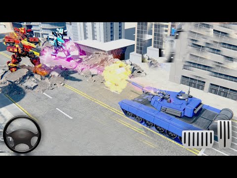 Tank Robot Transform Wars - Multi Robot Game 2021 - Gameplay Walkthrough Part 2 (Android, iOS)