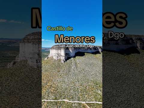El Castillo de Menores es una peculiar formación rocosa en San Juan del Río #Durango #Geografia