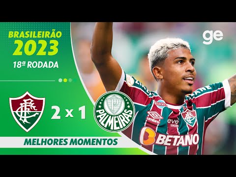Gols e lances de Fluminense x Palmeiras
