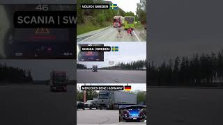 Download lagu UNBELIEVABLE! AEB Saves a Life | Volvo vs Scania vs Mercedes Truck Test mp3