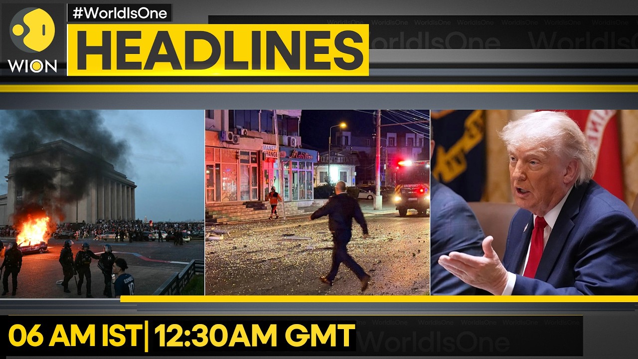 Tensions in Paris on PSG Victory Night | Romania Condemns Russia Over Drone Strike | WION HEADLINES