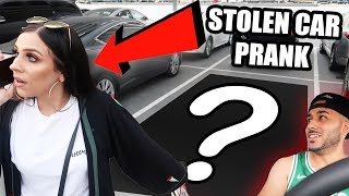 STOLEN CAR PRANK ON GIRLFRIEND!!