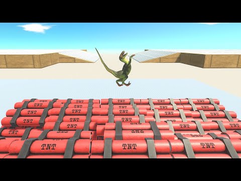 Don't Fall on TNT - Animal Revolt Battle Simulator