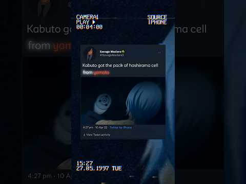 Kabuto was so intelligent 🤓|#naruto #anime #narutoshippuden #kabuto #shorts #obito #madara #tobi