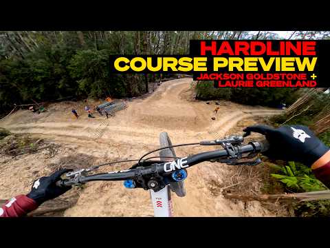 GoPro: WE'RE FLYIN!! Course Preview w/ Jackson Goldstone + Laurie Greenland | Red Bull Hardline 2024