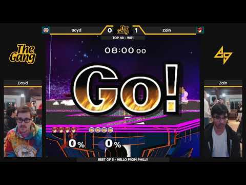 The Gang: WR1 — Zain (Marth) vs. Boyd (Ice Climbers) — SSBM Singles