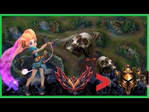 Grandmaster Zoe Smurfing In Gold/Platin Elo