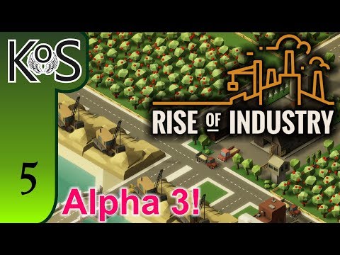 Rise of Industry Ep 5: GLASSWARE - (Alpha 3) - Let's Play, Gameplay