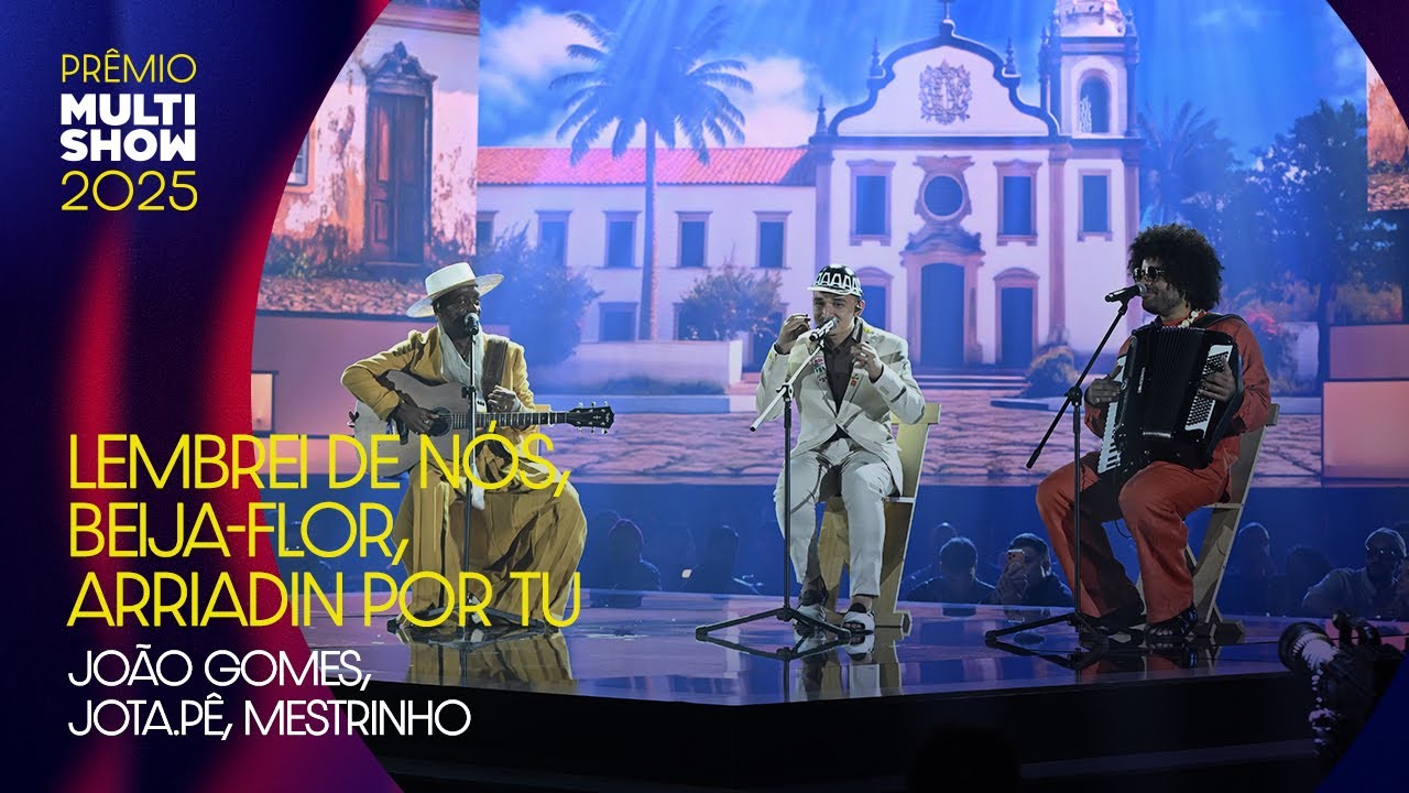 João Gomes, Jota.pê e Mestrinho cantam Lembrei de Nós, Beija Flor e mais | Prêmio Multishow 2025