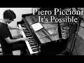 Piero Piccioni - It's Possible || Piano Solo【Sheet Music】