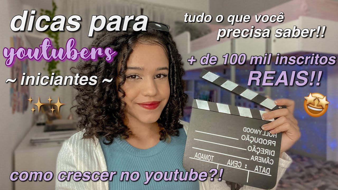 dicas para youtubers iniciantes✨ | como crescer no youtube?! 🧚‍♀️/ Marjory Carrilho