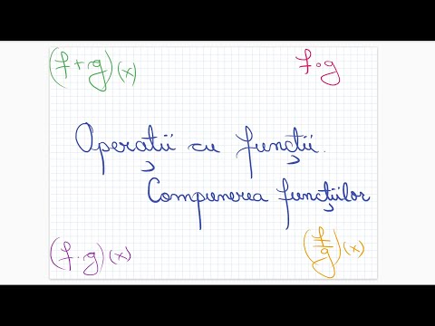 Operations with functions: composition of functions - Grade 9