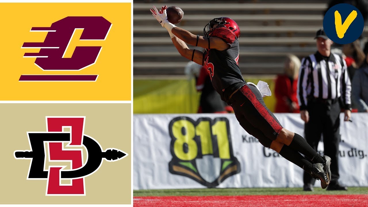 Central Michigan vs San Diego State Highlights | 2019 New Mexico Bowl | College Football