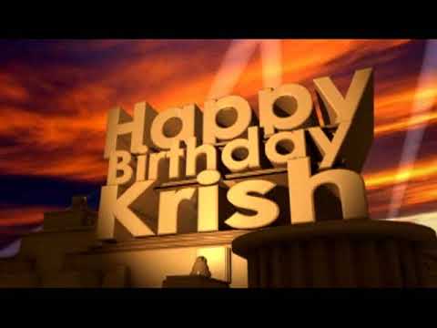 Happy Birthday Krish