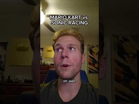 MARIO KART vs SONIC RACING #shorts