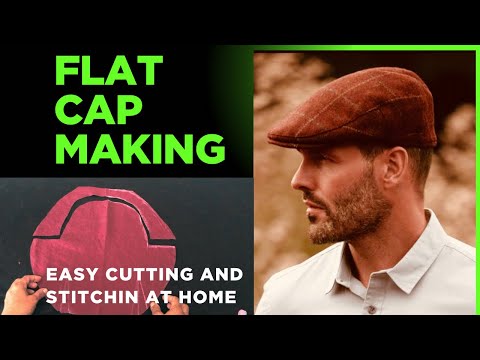 How To Make Flat Cap At Home || new model and styling