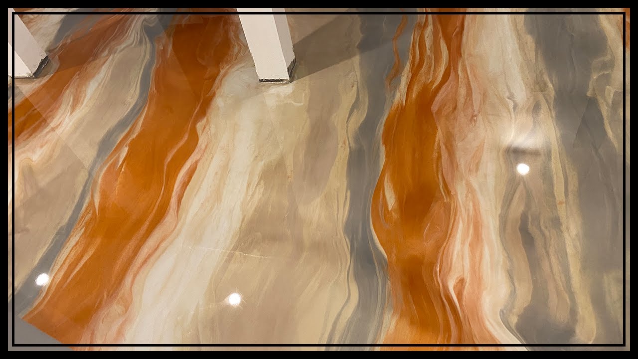 "Jupiter" Style Epoxy Floor. DIY