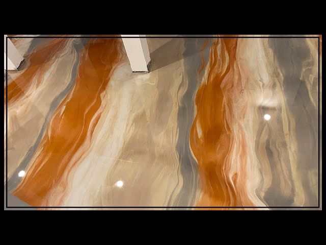 "Jupiter" Style Epoxy Floor | DIY