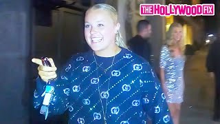 JoJo Siwa Is Left Shocked By A Paparazzi Question &amp; Refuses To Answer While Leaving Dinner At Craigs