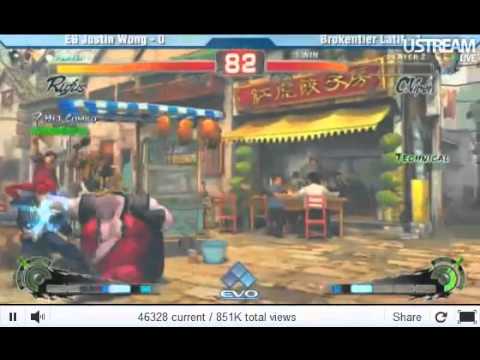EVO 2011 SSF4 AE Top 32 - Justin Wong (Rufus) vs Latif (Viper)