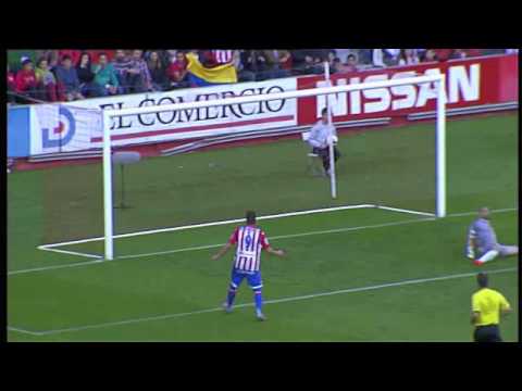 Gol Scepovic: Jª36 - Real Sporting - CD Lugo (narración Luis Ángel Cordero)
