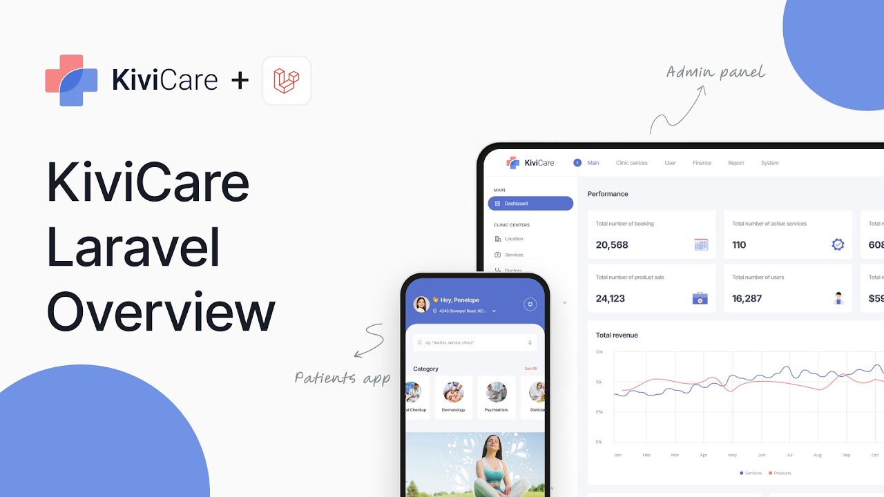 Introducing KiviCare in Laravel: The Ultimate Clinic Management Solution | Iqonic Design