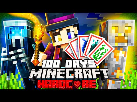 Surviving 100 Days as Magician in Hardcore Minecraft!