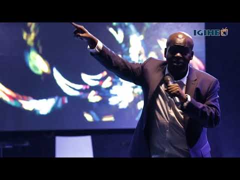 Daliso Chaponda performing at the 2nd Kigali International Comedy Festival