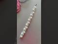 DIY Beautiful White Pearl Bracelet Made At Home Shorts Diy Short
