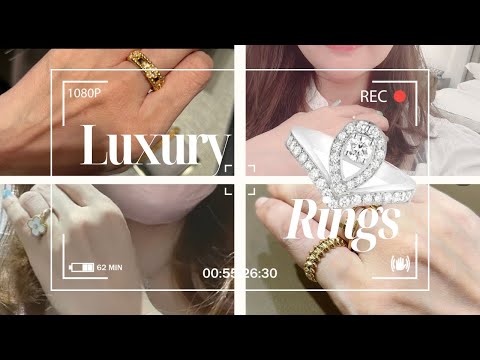 Guia de anéis de luxo para iniciantes - VCA, Dior, Cartier, Chaumet ++ 10 anéis + PREÇOS principais escolhas!