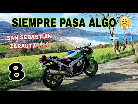 8 🚀Prueba a fondo Moto Zombie de San Sebastian a Zarautz….Coche me cierra…y gasoil