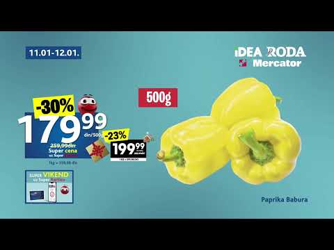 IDEA RODA MERCATOR I Super vikend  11.01 - 12.01.2025.