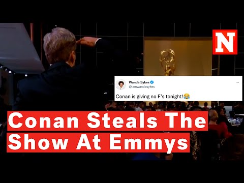 Conan Steals Show With Hilarious Bits At 2021 Emmys