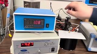 Piezo d33 meter measure soft electret (with static force sensor)