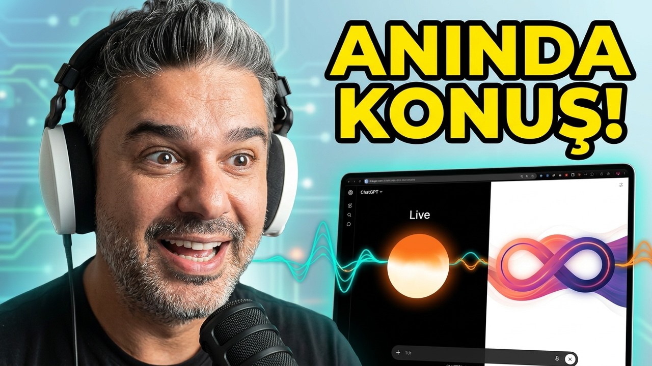 ChatGPT artık İNSAN GİBİ KONUŞUYOR! GPT-Live-1