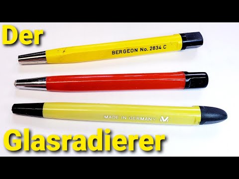 Uhrmacherwerkzeug erklärt - Der Glasradierer