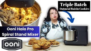 Ooni Halo Pro Spiral Stand Mixer 🍪💥 Triple Batch Oatmeal Cookie Dough