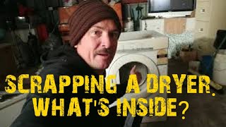 How to Scrap a Dryer and How much copper is inside?