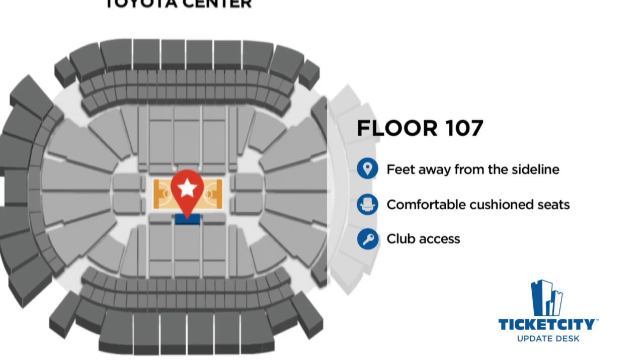 Toyota Center Seat Recommendations - The TicketCity Update Desk