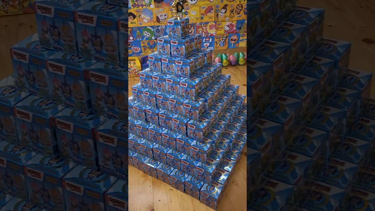 A Pyramid of Sonic Blind Boxes
